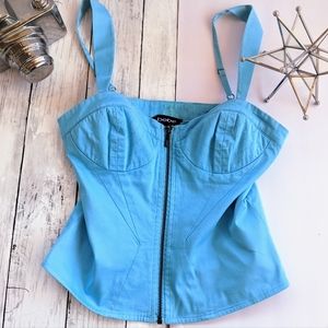 BEBE Turquoise Top, Women, S, Like NEW, BEBE top